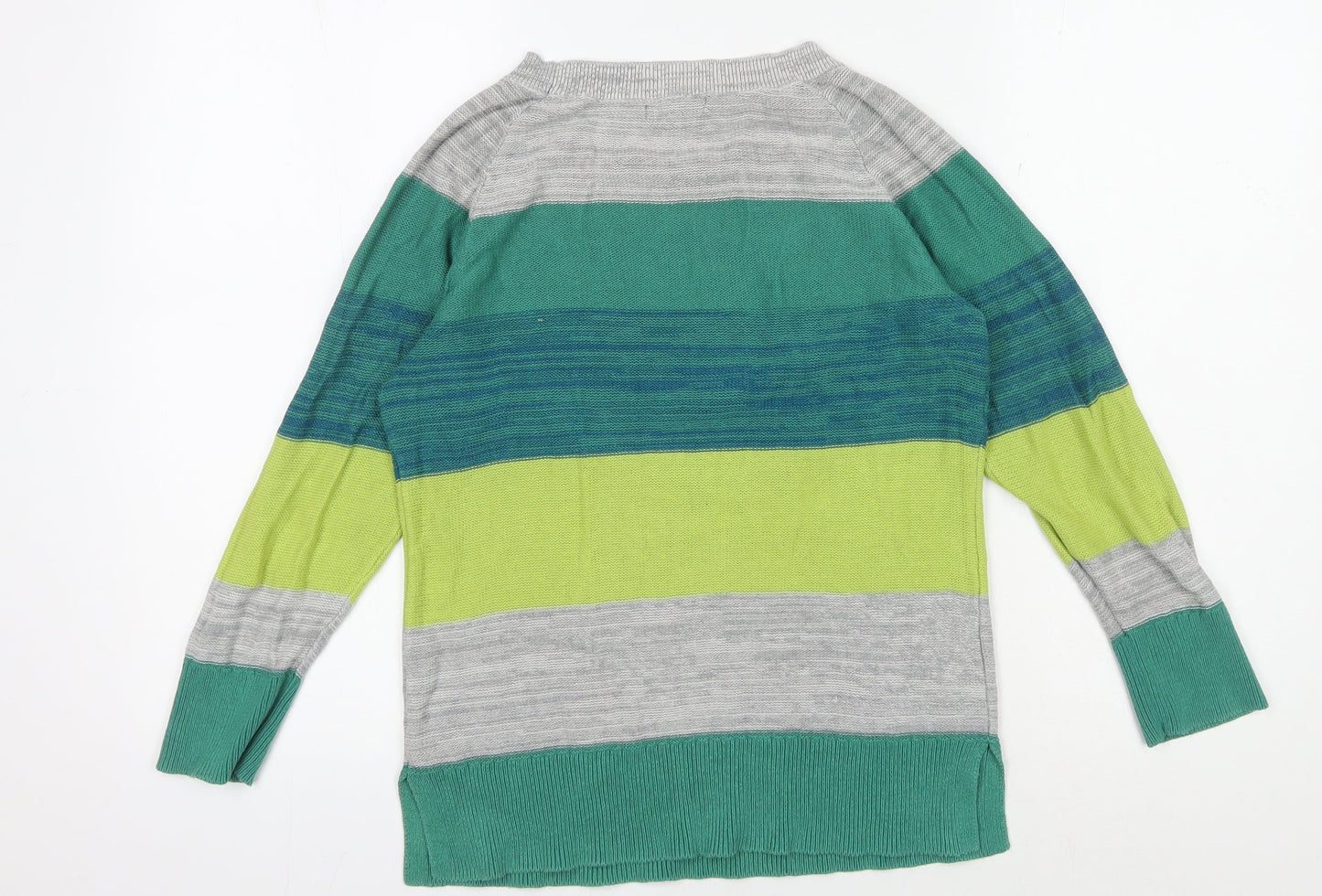 Gap Women's Multicoloured Striped Pullover Jumper M