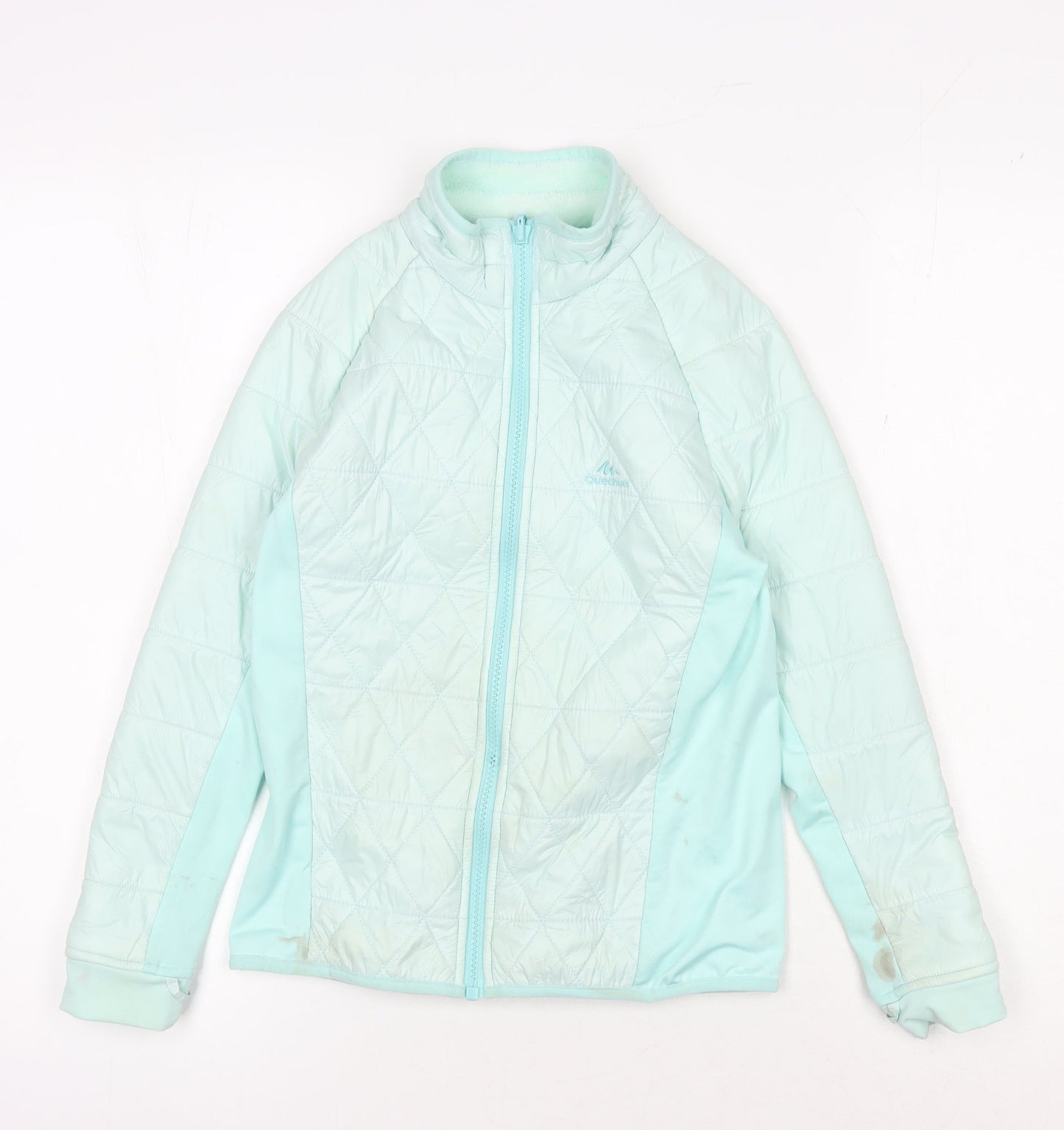 Decathlon Girls Blue Puffer Jacket 10 Years Winter Coat