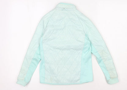 Decathlon Girls Blue Puffer Jacket 10 Years Winter Coat