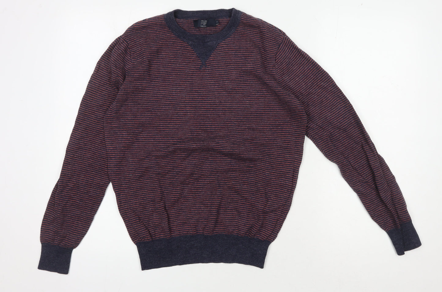 J.Crew Men's S Multicoloured Striped Pullover, Casual Jumper