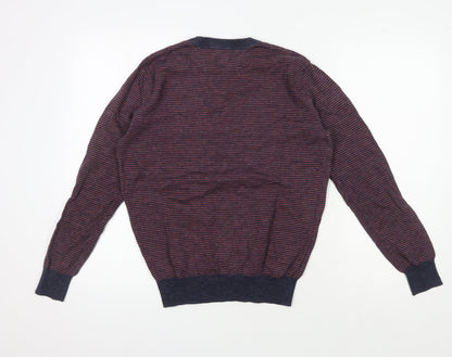 J.Crew Men's S Multicoloured Striped Pullover, Casual Jumper