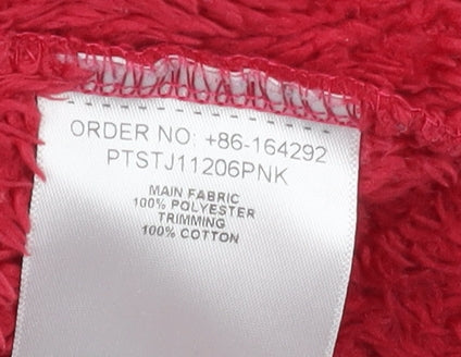 Peter Storm Girls Fleece Sweatshirt Red 11-12 Years 1/2 Zip