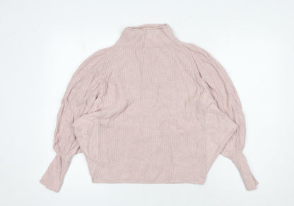 Womens UK Size XS Mint Velvet Pink Pullover Jumper