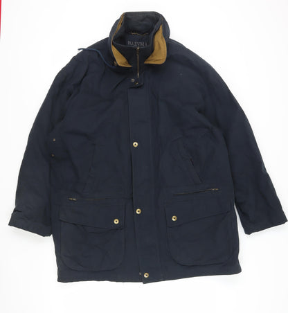 Mens UK Size 40 RAINMAN Black Parka Coat