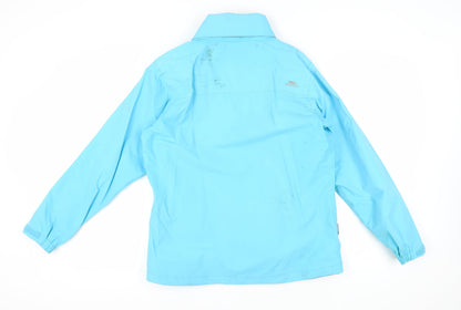 Womens UK Size L Trespass Blue Rain Coat