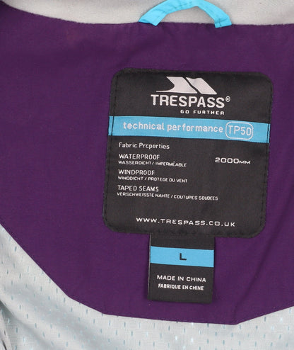 Womens UK Size L Trespass Blue Rain Coat