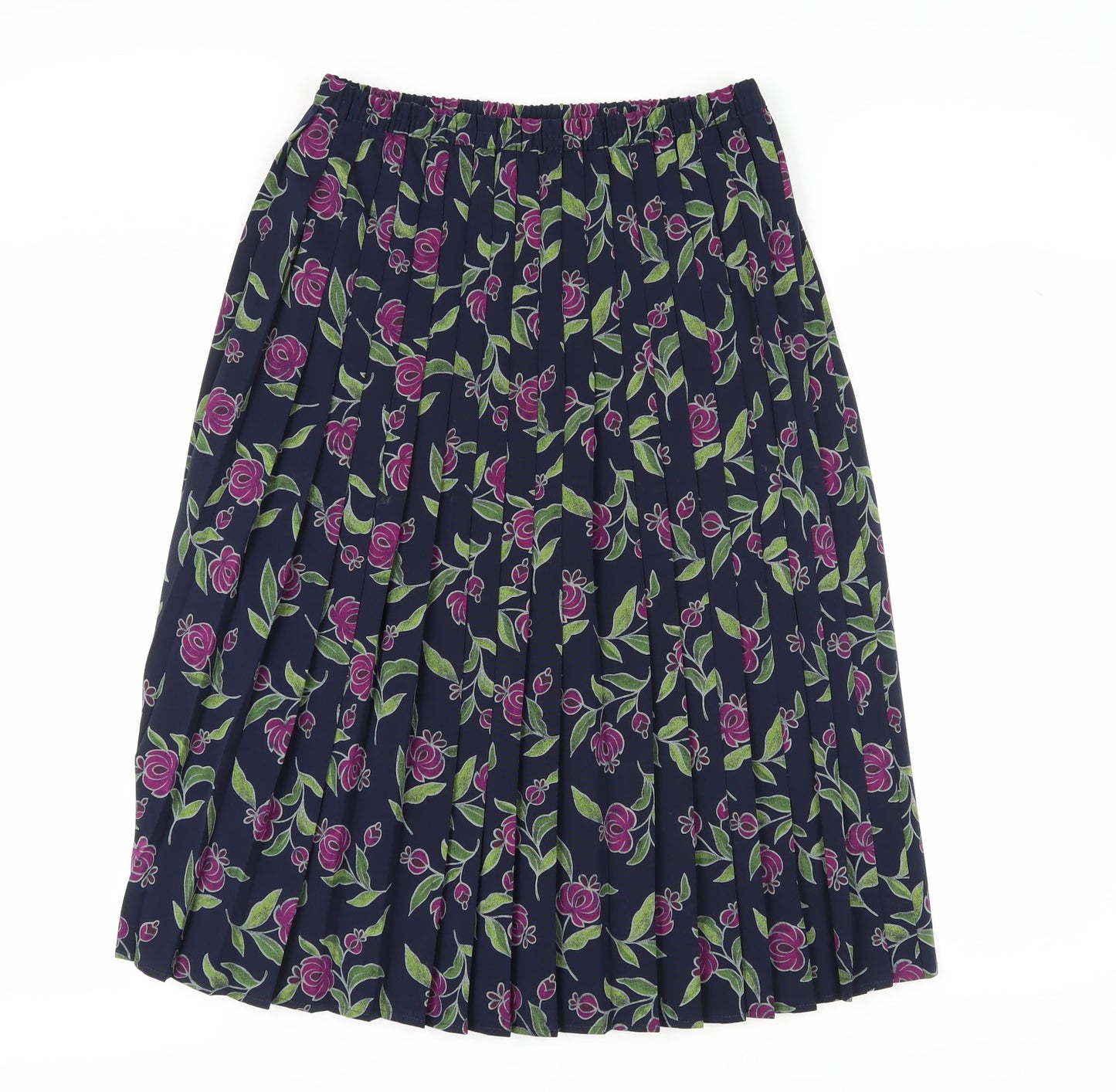 Eastex Women's Multicoloured Size 14 Pleated Skirt