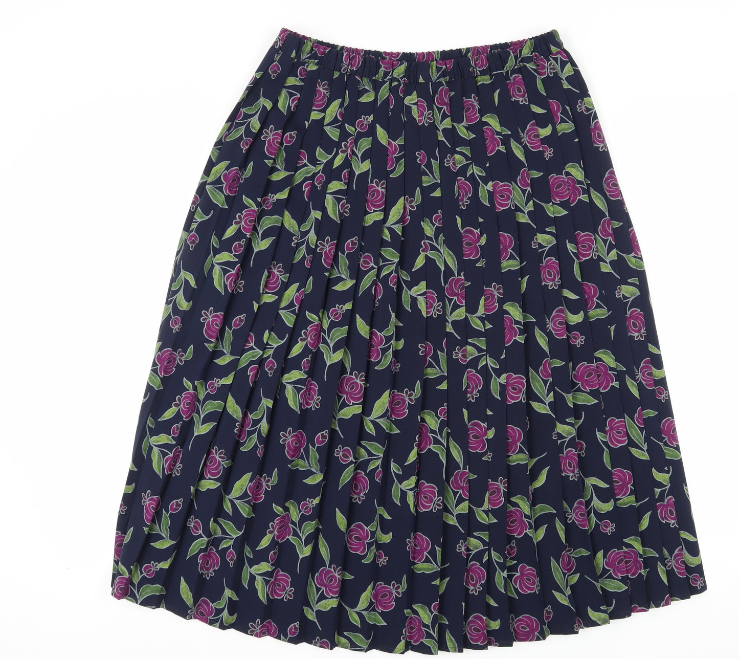 Eastex Women's Multicoloured Size 14 Pleated Skirt