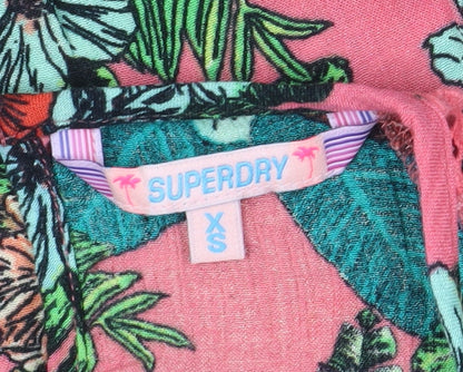 Womens UK Size XS Superdry Pink Camisole Tank