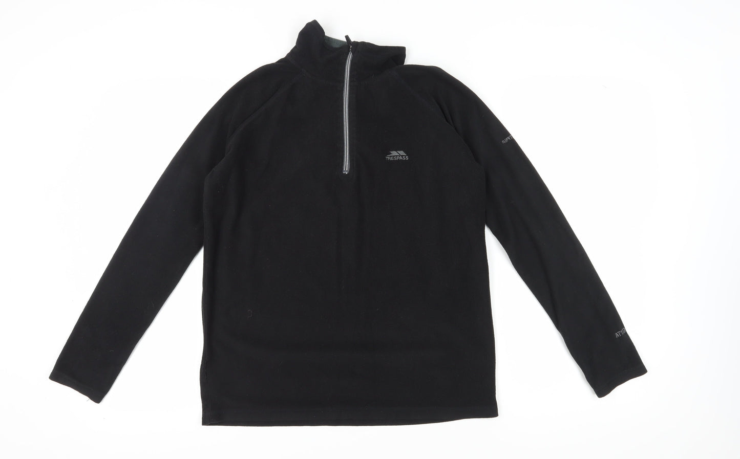 Trespass Black 1/2 Zip Fleece Sweatshirt XS Men