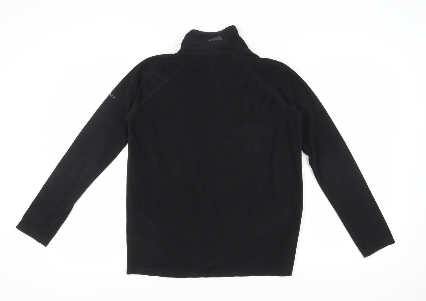Trespass Black 1/2 Zip Fleece Sweatshirt XS Men