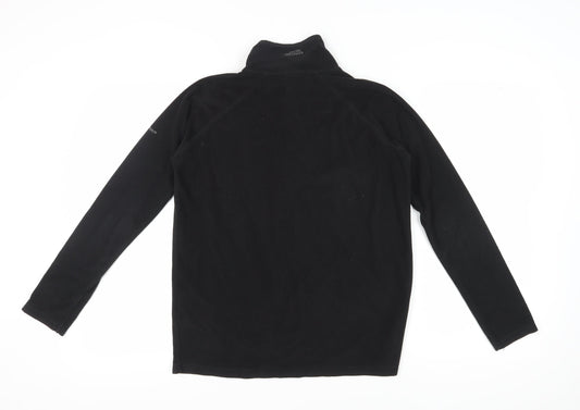 Trespass Black 1/2 Zip Fleece Sweatshirt XS Men