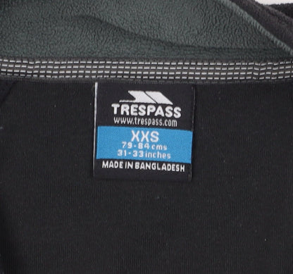 Trespass Black 1/2 Zip Fleece Sweatshirt XS Men