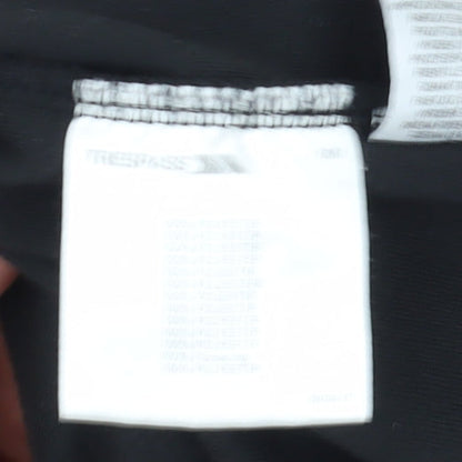 Trespass Black 1/2 Zip Fleece Sweatshirt XS Men