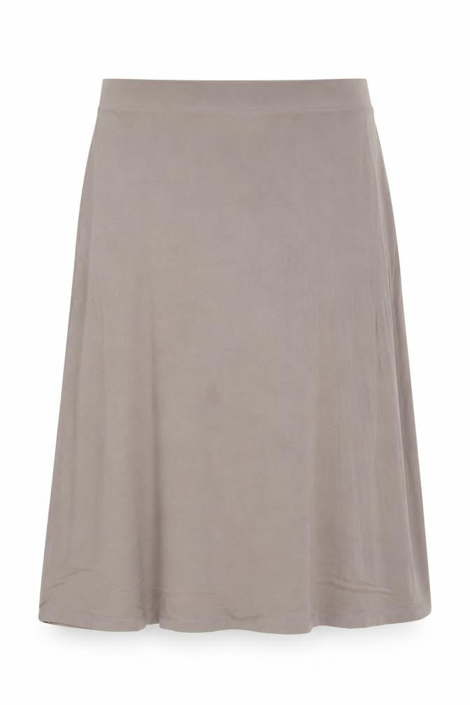 EaSTeX Beige A-Line Midi Skirt for Women Size 16
