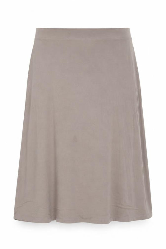 EaSTeX Beige A-Line Midi Skirt for Women Size 16