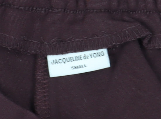 Jacqueline de Yong Brown Women's Straight Trousers S