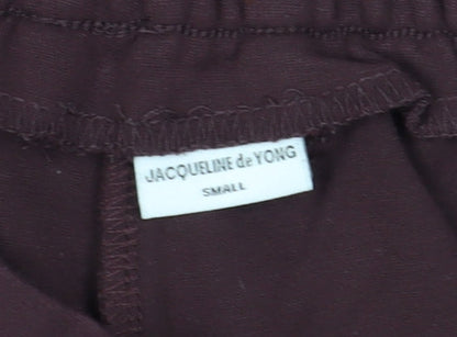 Jacqueline de Yong Brown Women's Straight Trousers S