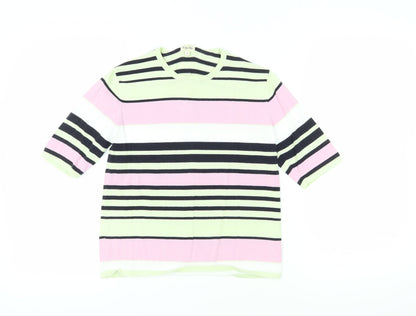 Womens UK Size S Viyella Multicoloured Jersey T-Shirt