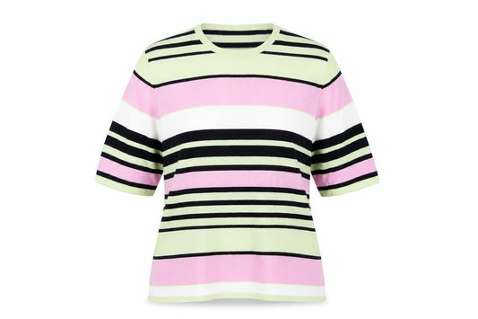 Womens UK Size S Viyella Multicoloured Jersey T-Shirt
