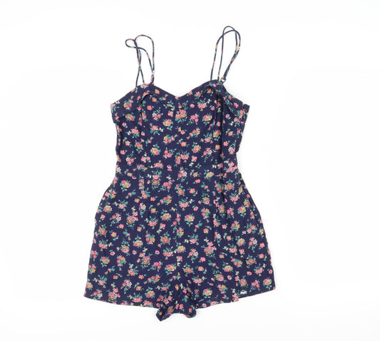 Superdry Women's Multicoloured 2XS Floral Playsuit