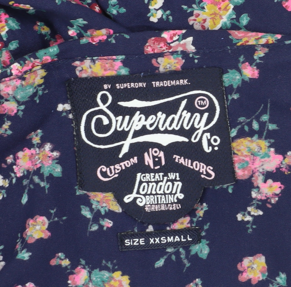 Superdry Women's Multicoloured 2XS Floral Playsuit