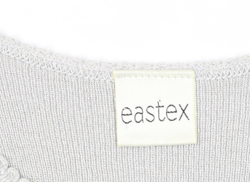 Eastex Women's Ivory Pullover Jumper, M, Short Sleeve