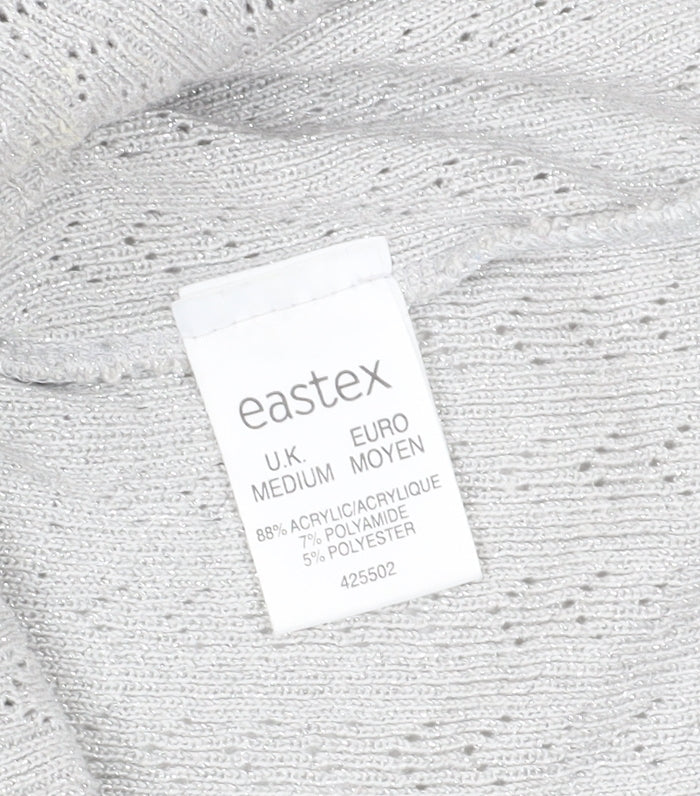 Eastex Women's Ivory Pullover Jumper, M, Short Sleeve