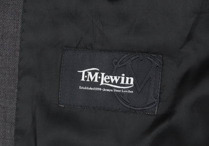 Mens UK Size 42 T.M.Lewin Regular Grey Suit Jacket