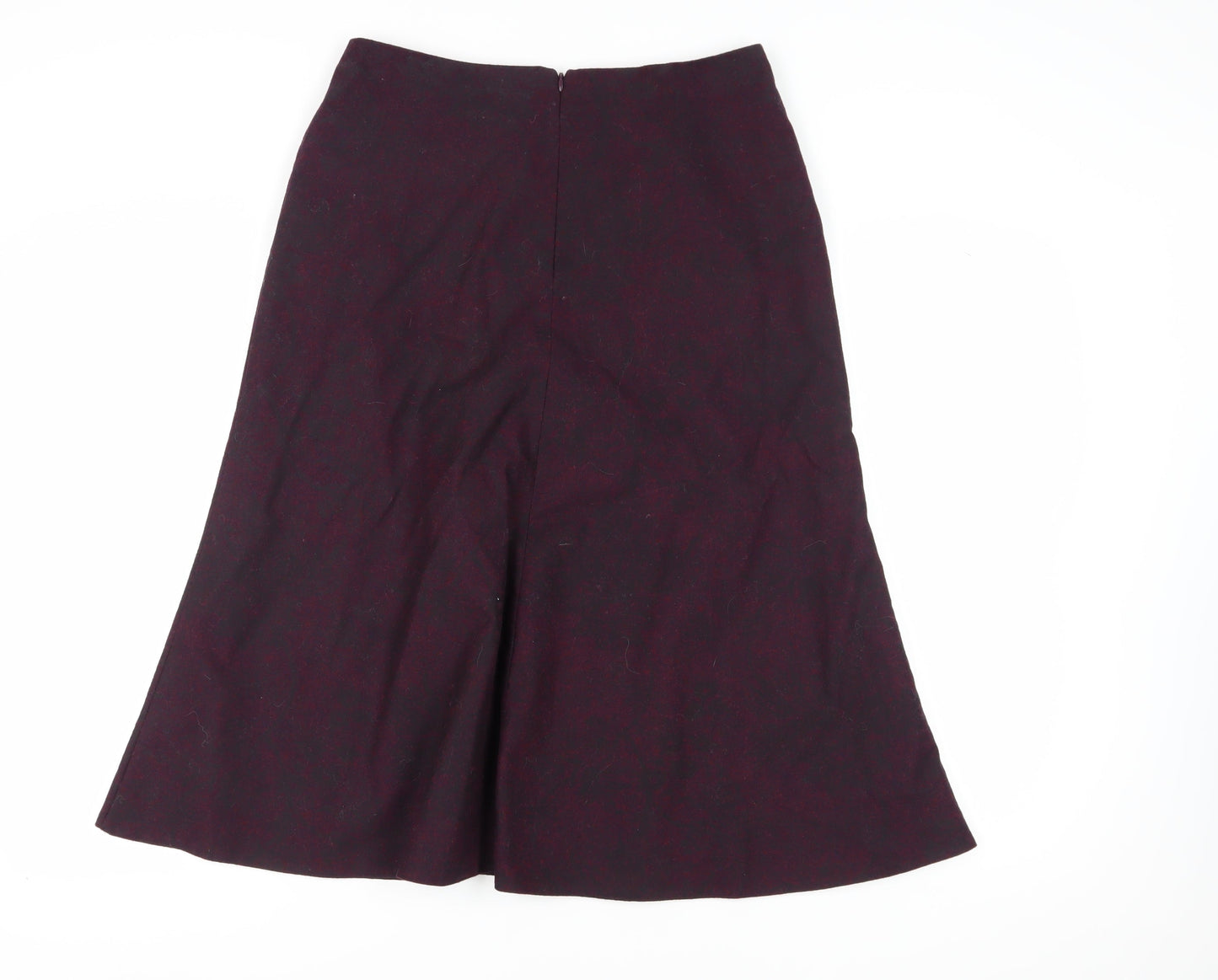 Eastex Women's Purple A-Line Midi Skirt Size 12