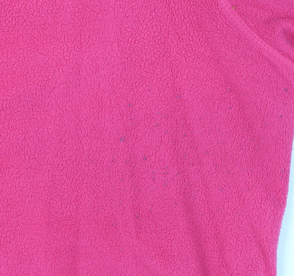 Regatta Women's Pink Fleece Half-Zip Sweatshirt Size 14