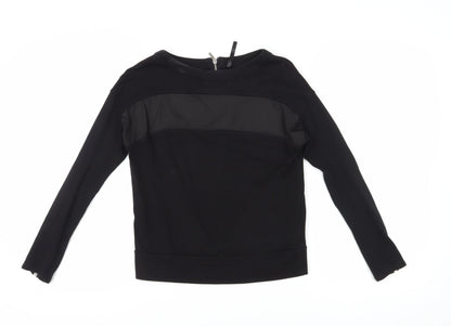 Womens UK Size 8 Karen Millen Black Basic Blouse