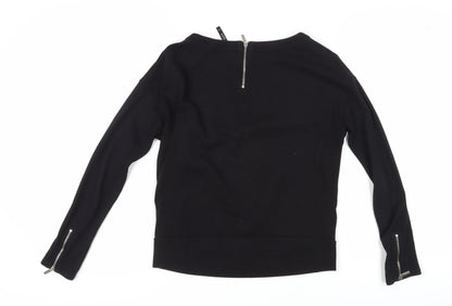 Womens UK Size 8 Karen Millen Black Basic Blouse