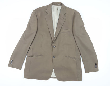 Mens UK Size 42 Dehavilland Regular Brown Suit Jacket