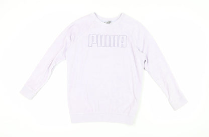 Puma Women’s White Pullover Sweatshirt Size 8