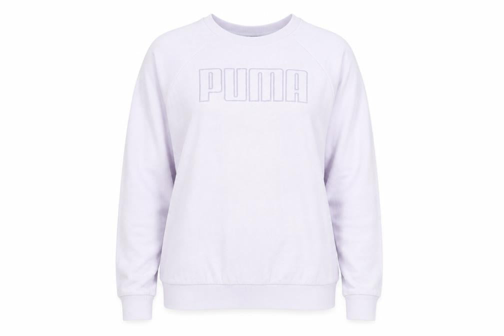 Womens UK Size 8 PUMA White Pullover Sweatshirt