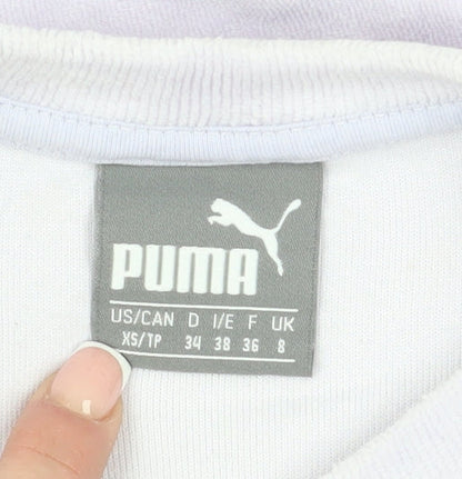Puma Women’s White Pullover Sweatshirt Size 8