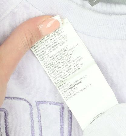 Puma Women’s White Pullover Sweatshirt Size 8