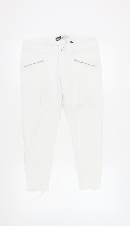 Womens UK Size 31 Superdry Slim Fit Skinny White Jeans