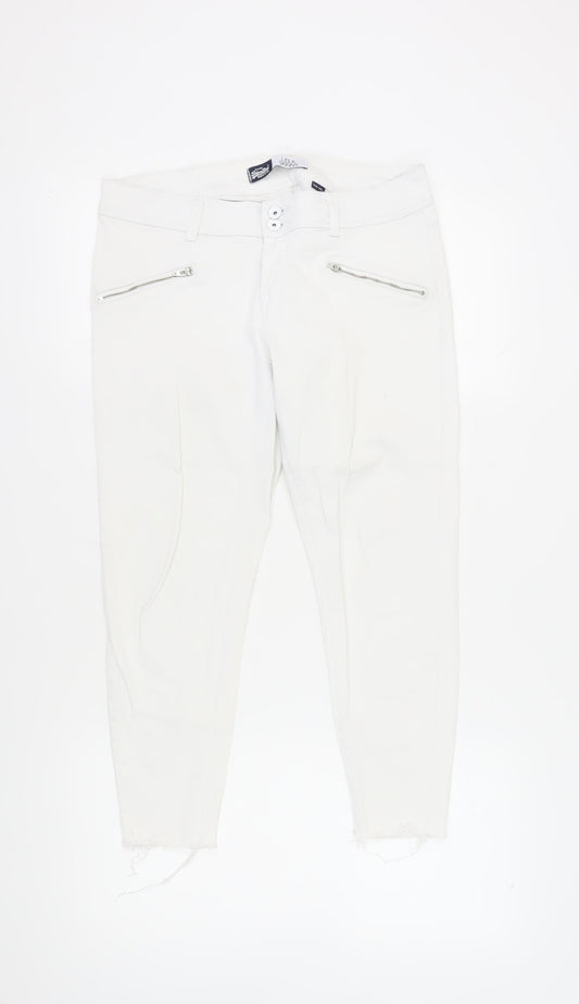 Womens UK Size 31 Superdry Slim Fit Skinny White Jeans
