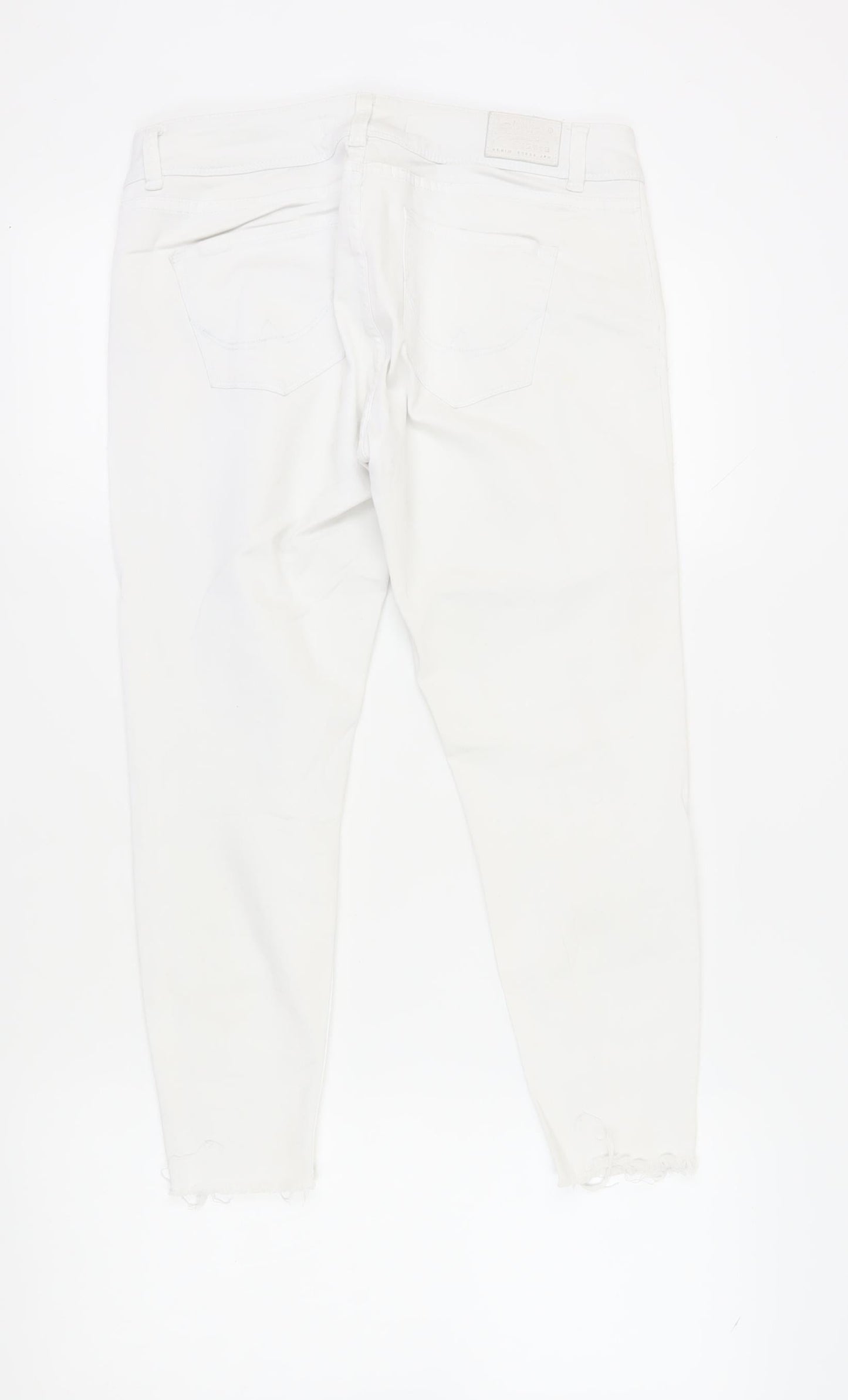 Womens UK Size 31 Superdry Slim Fit Skinny White Jeans