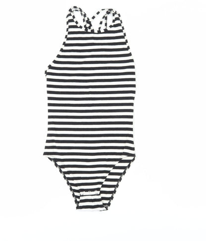 Abercrombie & Fitch Womens Black Stripe XS Bodysuit