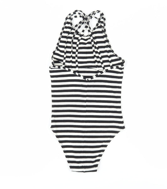 Abercrombie & Fitch Womens Black Stripe XS Bodysuit