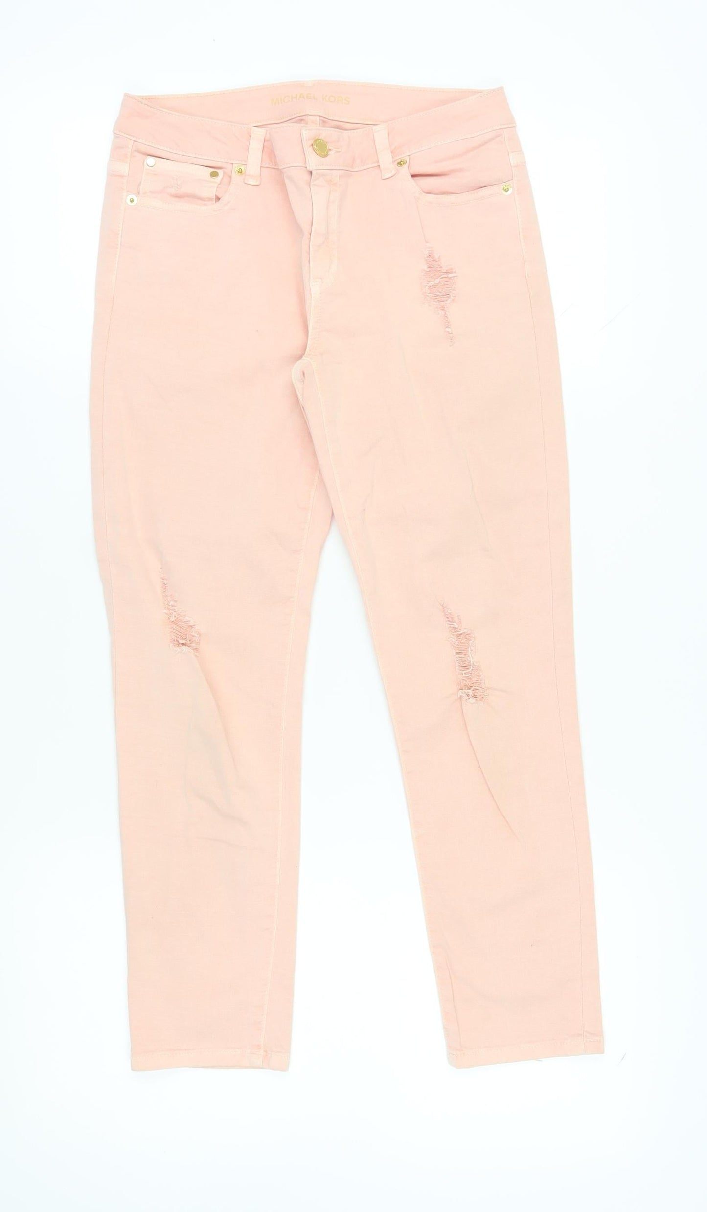 Michael Kors Women's Pink Skinny Jeans Size 4