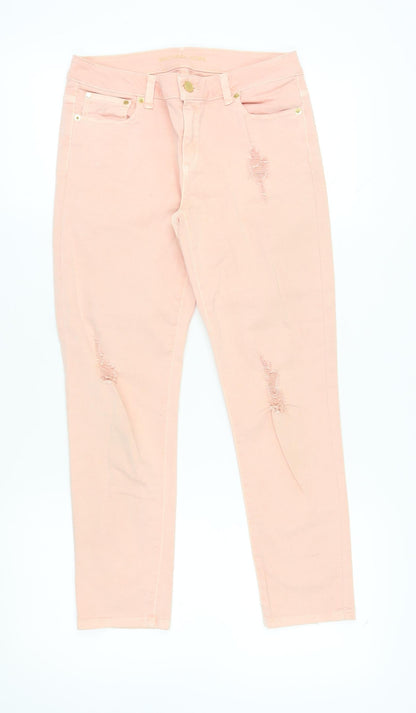 Michael Kors Women's Pink Skinny Jeans Size 4