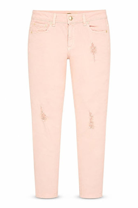 Front view of Michael Kors Women's Pink Skinny Jeans, size 4