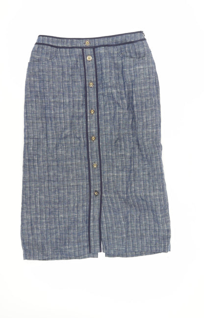 Womens UK Size 12 Viyella Straight & Pencil  Skirt