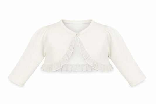 Jasper Conran Girls White Shrug 12-18 Months