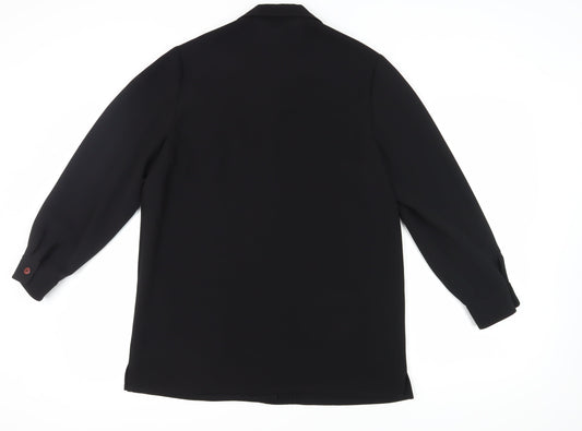 Viyella Women's Black Blazer, UK 14, Mid-Length, Elegant