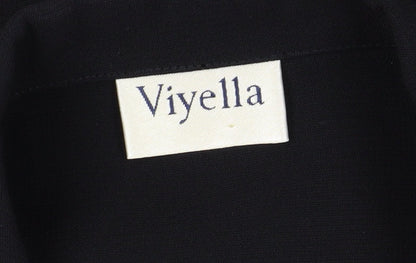 Viyella Women's Black Blazer, UK 14, Mid-Length, Elegant